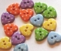 Preview: Button "Polka dot heart"