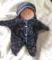 Preview: Sewing package for a sleeping bag in star shape for dolls