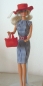 Preview: Barbie pattern: Etuikleid mit Hut und Tasche