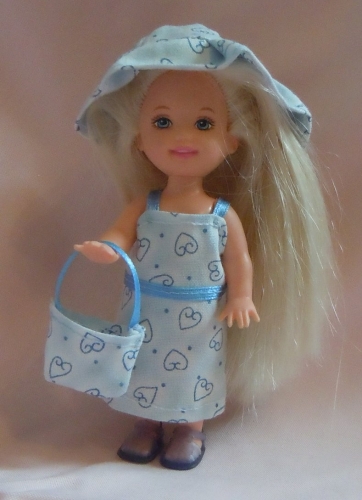 Shelly Pattern: Dress + hat + bag (german)