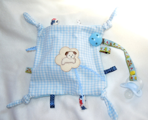 Blanky + pacifier keeper - Sewing package