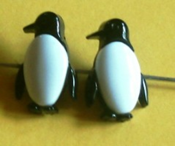 Kinderknopf "Pinguin" (Knöpfe)