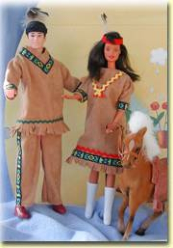 Barbie Schnittmuster: Indianer