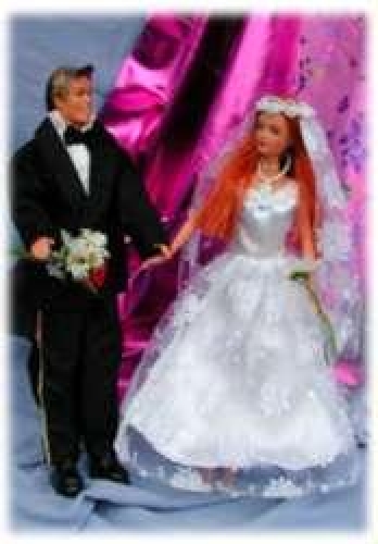 Barbie Schnittmuster: Hochzeit für Barbie und Ken