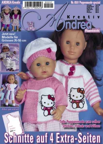 Andrea Kreativ Puppen-Mode Nr. 551 (ausverkauft in deutsch)