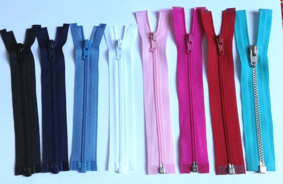 divisible zipper length 13/14 cm