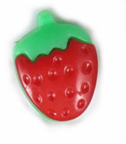 Kinderknopf "Erdbeere" (Knöpfe)