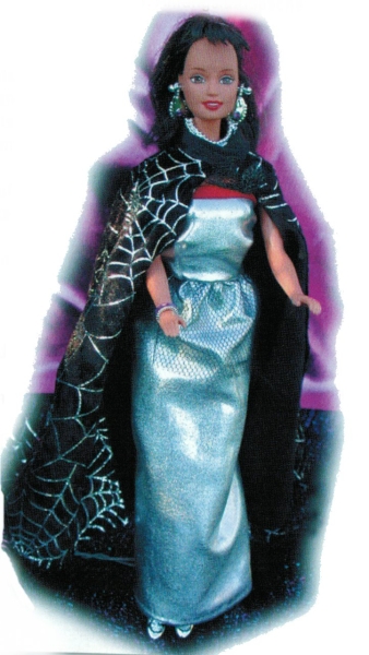 Barbie Schnittmuster: Abendkleid mit Cape