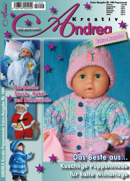 Andrea Kreativ Puppenmode Extra  Nr. 1404