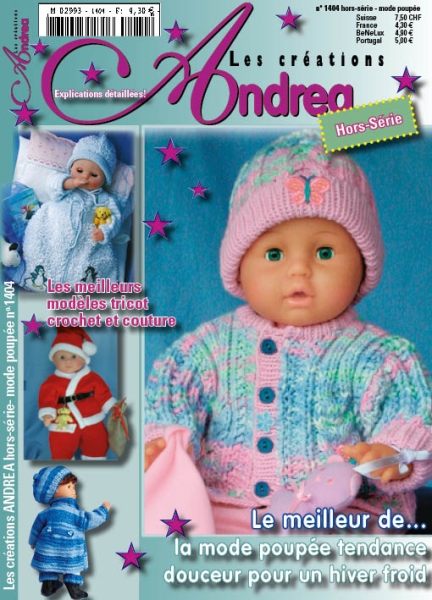 Andrea Kreativ Puppenmode Extra  Nr. 1404