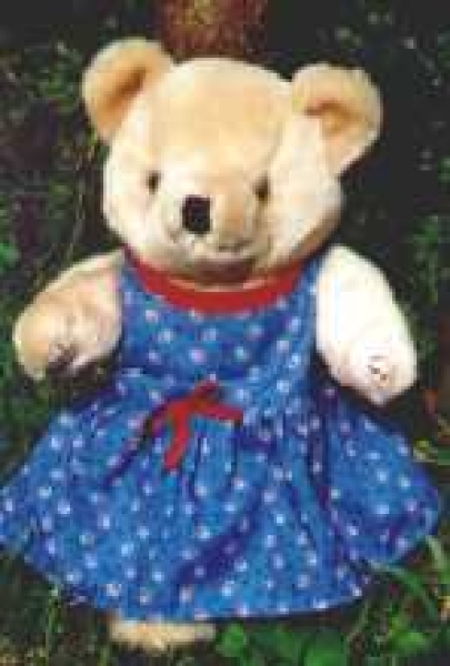 pattern teddy dress