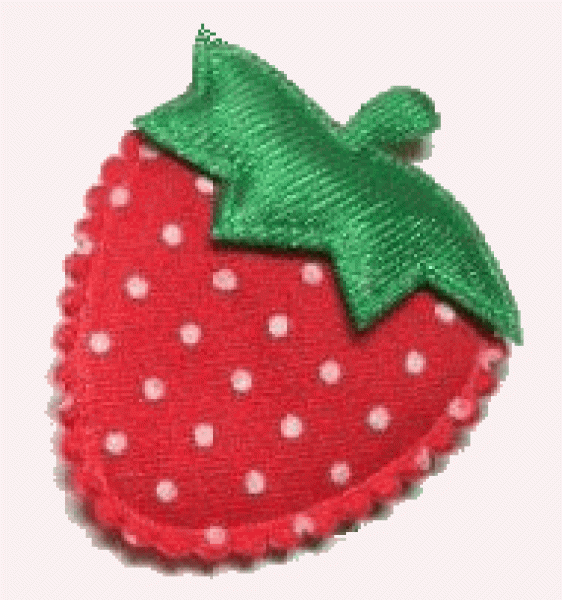 Motif à coudre "fraise"