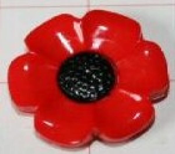 Bouton "coquelicot"