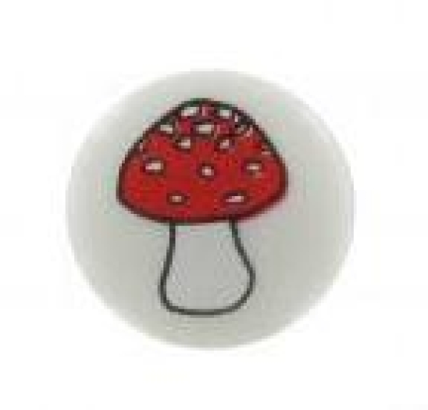 Bouton rond: champignon