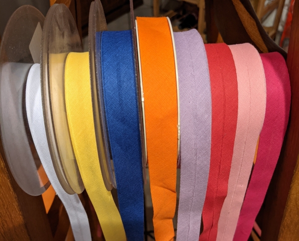 Baumwoll-Schrägband 25 Mm – 27,7 M Rolle – Mehrere Farben – Ideal Für DIY, Nähen, Kleidung & Basteln (Orange)