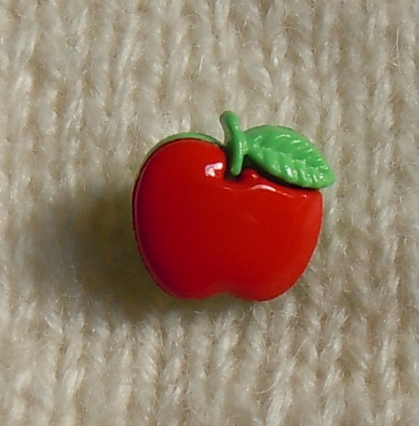 Kinderknopf "Apfel" (Knöpfe)