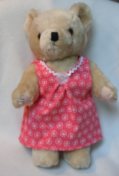Teddy-Mädchen mit Kleid