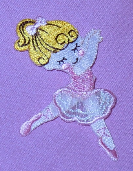 Iron-on patch "ballerina"