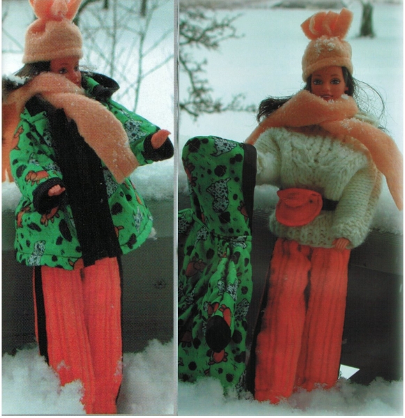 Barbie Schnittmuster: Wintermode