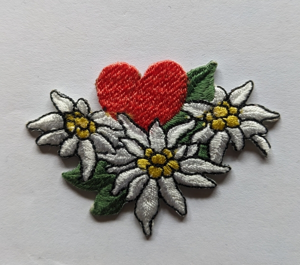 Aufbügelmotiv Edelweiß