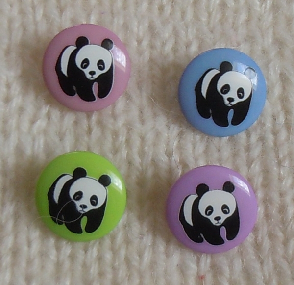 Bouton "ours panda"