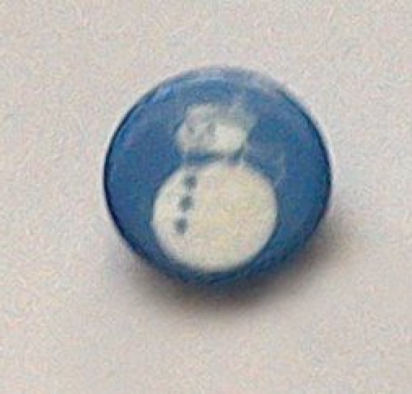 Bouton "Bonhomme de neige"